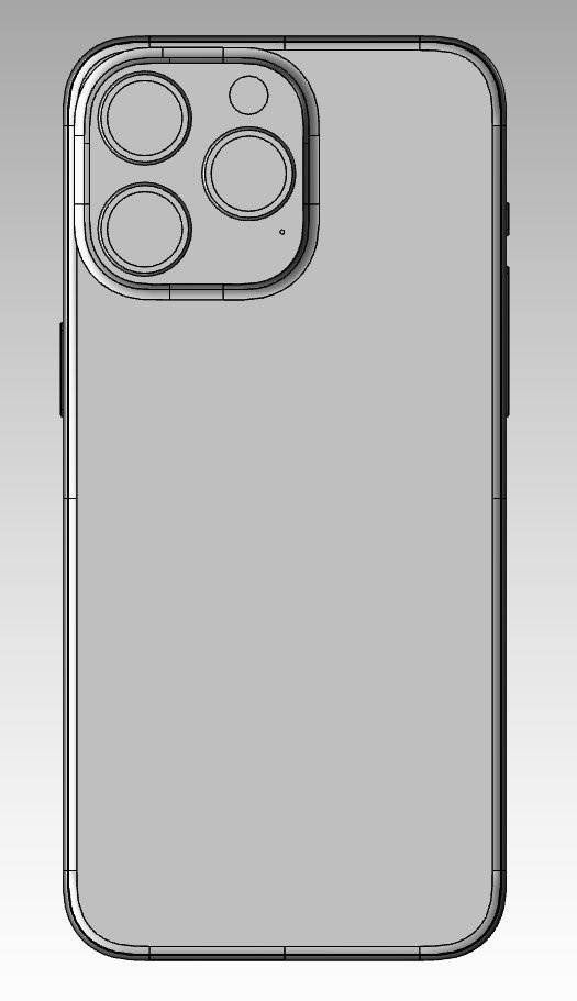 ƻ iPhone 15 Pro ֻ CAD Ⱦͼ